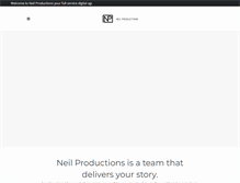 Tablet Screenshot of neilproductions.com
